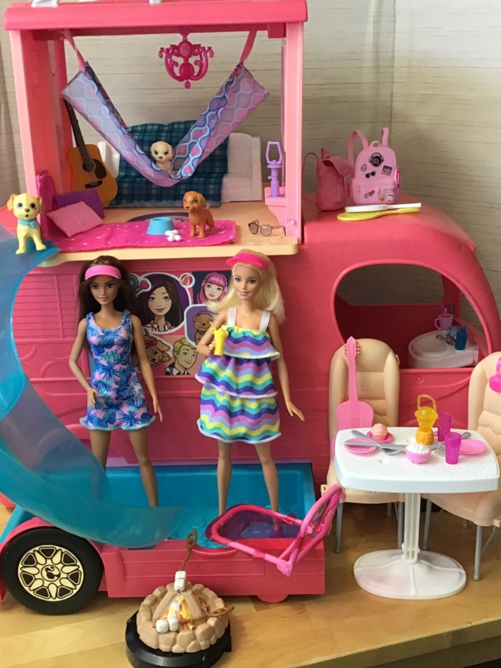 Barbie Camper and Dolls